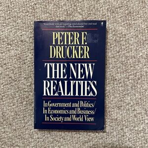 Peter F. Drucker 'The New Realities' Book